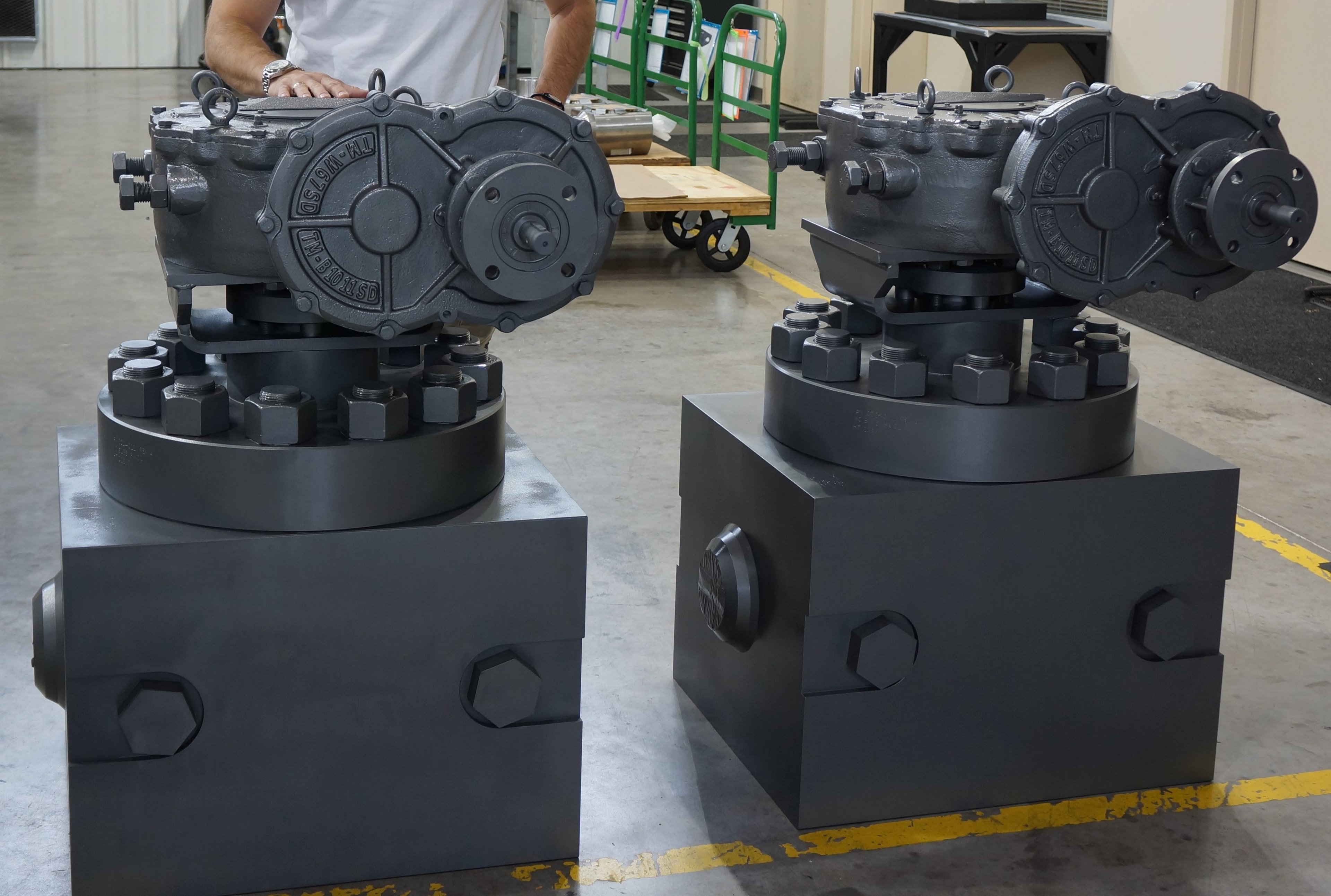 Oil and gas topside valve application